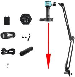 Digitális mikroszkóp, 4K videórögzítés, nagy felbontású képalkotás, 4K 48MP imx415, HD