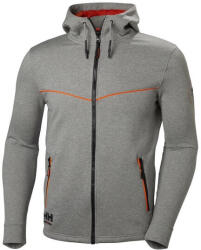 Helly Hansen Chelsea Evolution cipzáras kapucnis pulóver - szürke, méret: 3XL