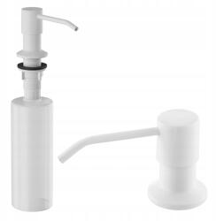 Gamma Szappanfolyadék Adagoló Fehér kerek Mosogatóhoz 400 ml (DOZOWNIK CZARNY CAŁY PŁYNU MYDŁA ZLEW)