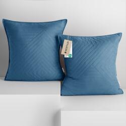 RESTILO díszpárnahuzat SOFTA szín sötétkék dombornyomott stílus glamour anyag mikroszálas 45x45