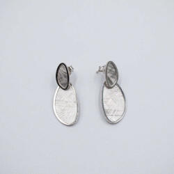  Ezüst Toscana matt karcmintás fülbevaló