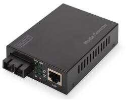 Digitus Média Konverter, Gigabit Ethernet Multimód, fekete DN-82120-1 (DN-82120-1)