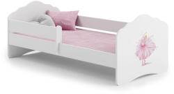 Kobi Hullám egyszemélyes ágy 160x80 korlátos - Princess in a crown