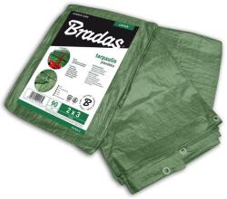 Bradas Megerősített Ponyva - 90g/m2 - 10 x 12m - Vízálló, UV álló