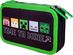 Astra Penar scolar Astra Minecraft - Alex & Steve, cu 3 fermoare (AS503022001) Penar