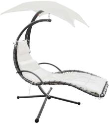  Fehér függőszék napernyővel (200x116x205 cm-es) (MEB2752)