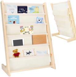 Dechland Fa Gyermek Könyvespolc - 5 Polc - 80cm (RE-01)