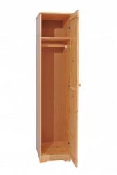 Komforttéka Balázs 1 ajtós keskeny akasztós szekrény balos - pepita