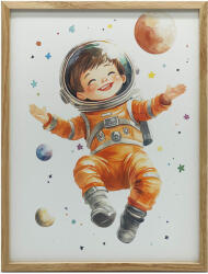  FALI PLAKÁT FA KERETBEN KÖZÖS ÚT JÉZUSVAL 50x70 CM