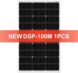  Napelem, monokristályos szilícium, 100W maximális teljesítmény, 100W