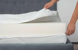 Somnart Ultrasleep Somnart levehető steppelt matrachuzat, 160x200x18 cm, kötött, fehér cipzár 4 oldal