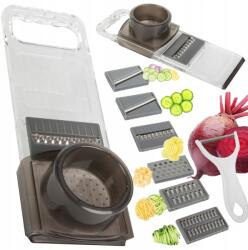 Verk Group Verk 07205 Gyümölcs- és zöldségreszelő 6 pengével hámozó Action (07205)