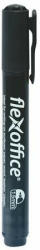 FlexOffice Alkoholos marker, 1, 5 mm, kúpos, FLEXOFFICE " PM03" , fekete (FO-PM03BLACK)