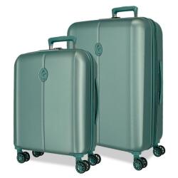 El Potro Vera Green, luxus ABS utazótáska készlet, 70/55cm, 5338923