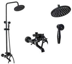 Trendy Sanitary Zuhanyzóoszlop, három funkcióval, antik fekete TRENDY S