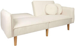  Fehér Kihúzható Kanapé - Textil - 198x90x84 cm