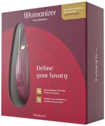 Womanizer Premium 2. léghullámos csiklóizgató (bordó) - szeresdmagad