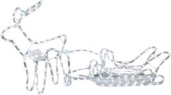 alloet LED Rénszarvas szánnal Melegfehér