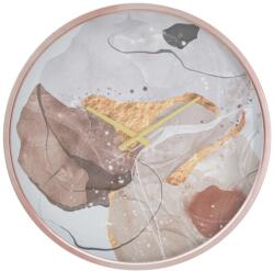  PINK Márványhatású Falióra - Art Deco - 30cm (MF-0647620000)