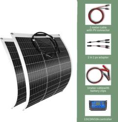 200W -os napelemkészlet, 23% -os hatékonyság, rugalmas telepítés, 2 db 200W készlet