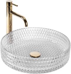 Rea Cristal - Üveg Mosdókagyló - 39 cm