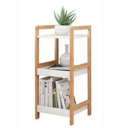 ModernHome Polcos szekrény éjjeliszekrény 3 polcos bambusz váz (RH1908-10)