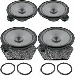 Hertz Uno autós hangszórócsomag Peugeot 3008 2016-hoz, RMS 75W