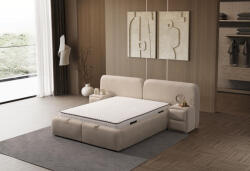 INFINIZA Visco Velvet02 Ágykeret 160x200 cm - Visco Ágyneműtartós Ágykeret - pepita