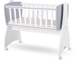 Lorelli First Dreams ringatható bölcső 105x55 - White / Stone Grey New