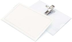 BlueRing Névkitűző 90x56mm, biztosító tűvel és csiptetővel Bluering® - pepita