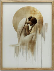  VÁSZON FESTMÉNY ANGYAL IMÁJA KERET NÉLKÜL PREMIUM VÁSZON 50x70 CM - pepita - 46 999 Ft