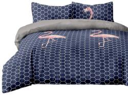  Ágynemű BASIC - AMELIAHOME sötétkék nyomott motívum állatos modern 155x220*2+80x80*2 AmeliaHome