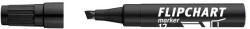 ICO Flipchart marker, 1-4 mm, vágott, ICO " Artip 12" , fekete (9580002007)