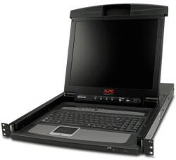 APC Switch KVM AP5808 APC 17 LCD KVM Console PS2/USB 1U with integrated 8 port analog KVM switch (AP5808)