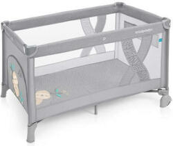 Baby Design Simple Fix Utazóágy - 126x67x74 cm, Világosszürke