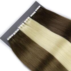  Ragasztócsíkos 100% humán póthaj - Tape hair - 50 gr 50 cm szőke