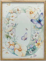  VÁSZONFESTÉS ÖRÖM ' O' VIRÁGOKKAL KERET NÉLKÜL 70x100 CM VÁSZON