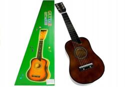 LEAN Toys Klasszikus fa gitár pengetővel, Világos (5903802450309)