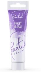 Fractal Colors Ételfesték Gélben Fractal Lila Violet tortadíszítés 30 g tubus (1599)