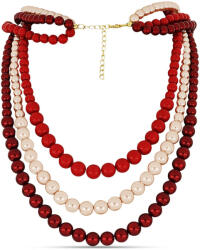  Arannyal Bevont Ezüst Nyaklánc Őszibarack Gyönggyel, Y58486