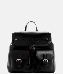 GUESS női Iridessa fekete hátizsák 100% eko bőr