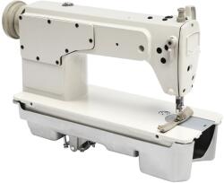 Ipari egyenes öltésű varrógép, záröltés, üzemanyaggal működő, FEHÉR