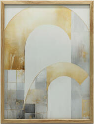  VÁSZON FESTMÉNY AZ ELEGANCE FALHOZ ART DECO ARANY EZÜST 70x100