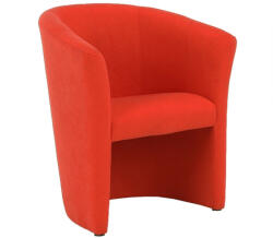 TEMPO KONDELA Klub fotel, narancssárga, CUBA