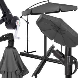 SPRINGOS dönthető kerti napernyő 300 cm - antracit (GU0041)