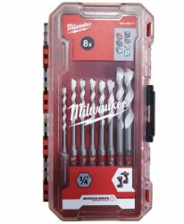 Milwaukee 4932493872 Univerzális fúrószár készlet 4-10 mm 8 db 1/4 hex (4932493872)