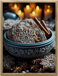  VÁSZONFESTÉS MÉZESKALÁCS CSODÁK PREMIUM VÁSZON 50x70 CM KERET NÉLKÜL