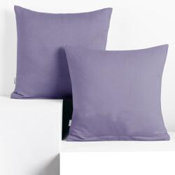 DecoKing Díszpárnahuzat AMBER világoslila dzsörzé 40x40 DecoKing