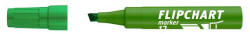 ICO Flipchart marker, 1-4 mm, vágott, ICO " Artip 12 " , zöld