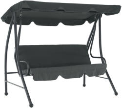 TEMPO KONDELA Kerti hinta, szürke, KEMI